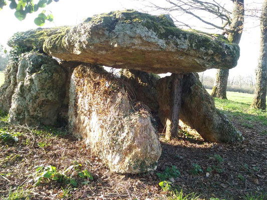 Dolmen de Chiroux dit La Pierre-Levée (Plaisance)