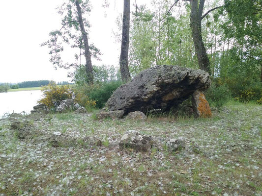 Dolmen de la Pierre Levée de Confluent (Yzeures-sur-Creuse)