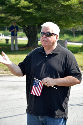 Jim Seveney (VP Town Council).  Photograph taken by Jim McGaw (Editor, Portsmouth Times)