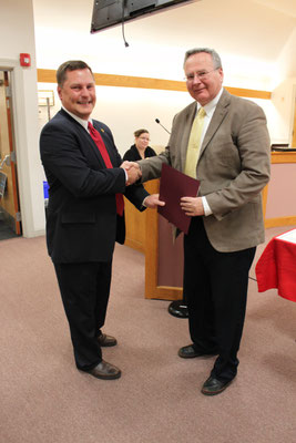 Keith Hamilton and our Town Administrator, Richard Rainer