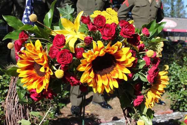 Wreath donated by Project Blue Star