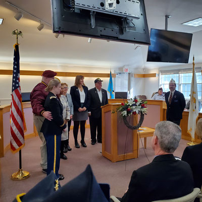 Clancy Family with Sen. Jim Seveney, Rep. Michelle McGaw, Rep. Terri Cortvriend,