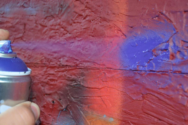 Graffiti-Aktion im Jugendclub