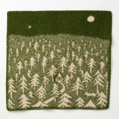 3枚セット ファブリックパネル 北欧 輸入生地 スウェーデン ブラック