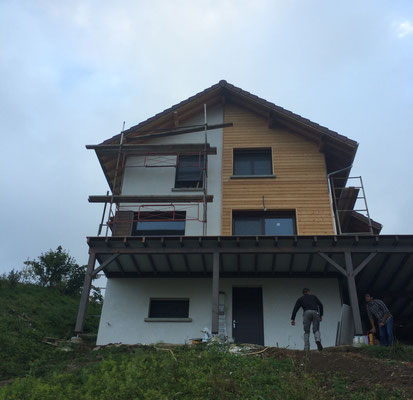 Suivi de chantier d'une maison individuelle à Hurtières