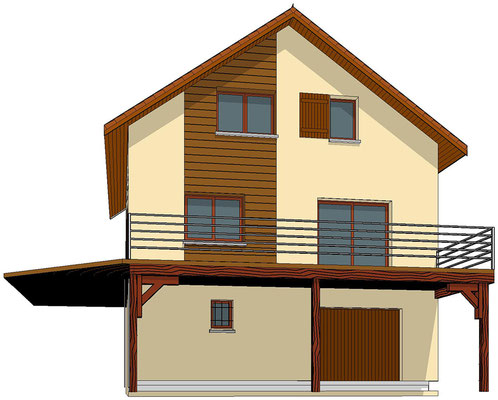 Rénovation d'une Maison à Theys - Modification de façades