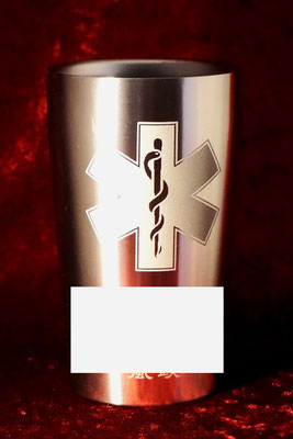 ステンレス サーモス ロゴ 徽章 名入れ おしゃれ 安い 自衛隊 警察 消防 記念品 １つから タンブラー アトリエ・エノン