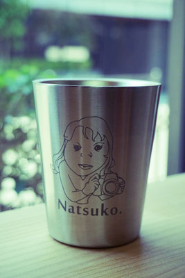 似顔絵 オリジナル グラス 名入れ 名前 ロゴ 写真  祝 おしゃれ 安い 景品 東京 販促 記念品 製作 プレゼント ノベルティ ボダム ダブルウォール サーモス コップ タンブラー 店舗用 業務用 ペット 格安