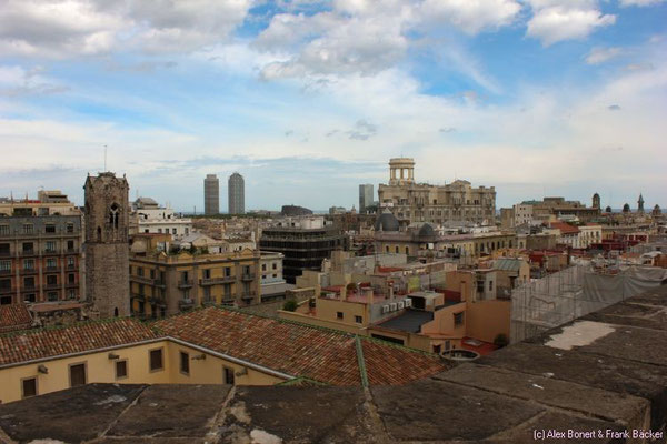 Barcelona 2015, Catedral de Santa Eulàlia, Ausblick nach Südosten