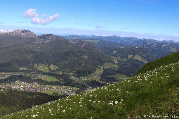 Oberstdorf 2020, Blick vom Fellhorn auf Riezlern