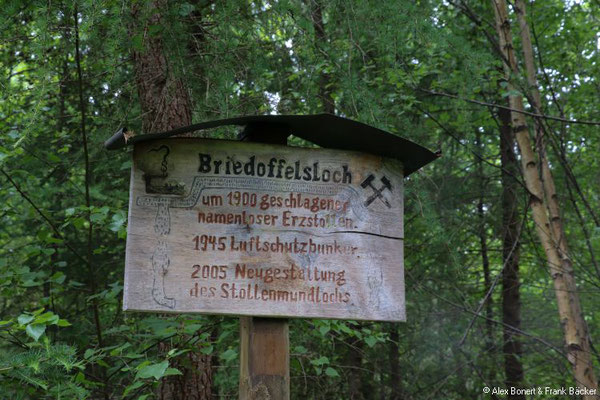 Auf Bergmannspfaden 2022, am Briedofelsloch