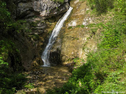 Mittenwald 2009, Lainbach-Wasserfall