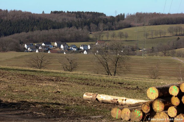 Herzhäuser Panoramaweg 2021, Blick auf Unglinghausen