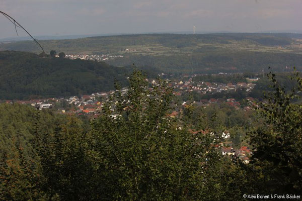 Saarland 2018, Der Gisinger, Blick auf Siersburg