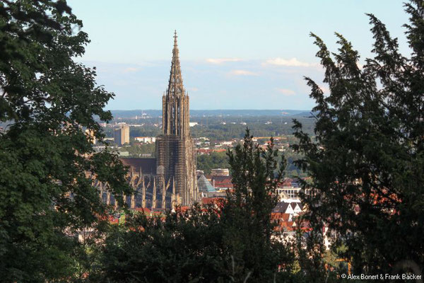 Ulm 2022, Blick auf die Altstadt vom König-Wilhelm-Turm
