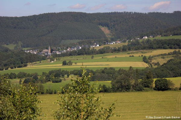 Sorper Panoramapfad 2021, Blick nach Holthausen