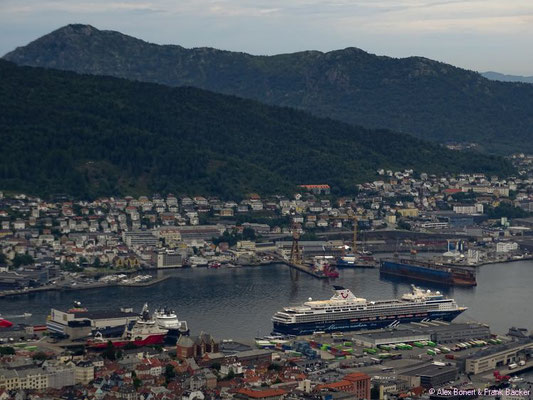 Polarkreis 2016, Bergen, Blick vom Fløyen