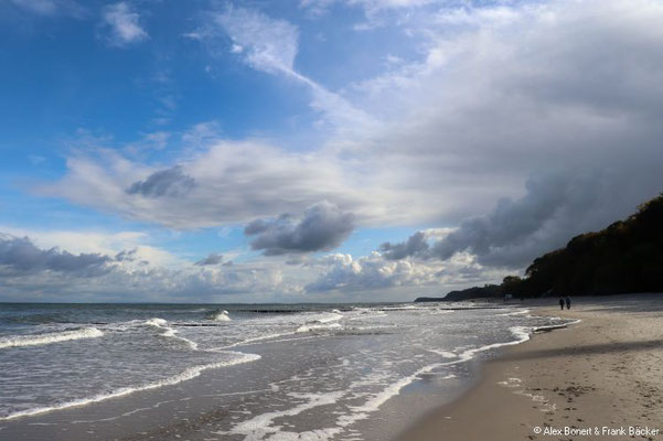 Usedom 2020, Strand zwischen Koserow und Kölpinsee