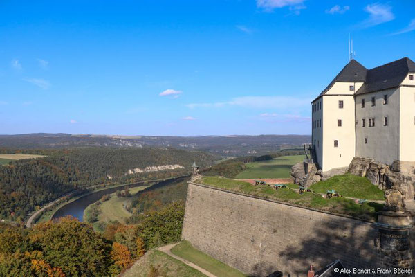 Sächsische Schweiz 2022, Blick von der Festung Königstein