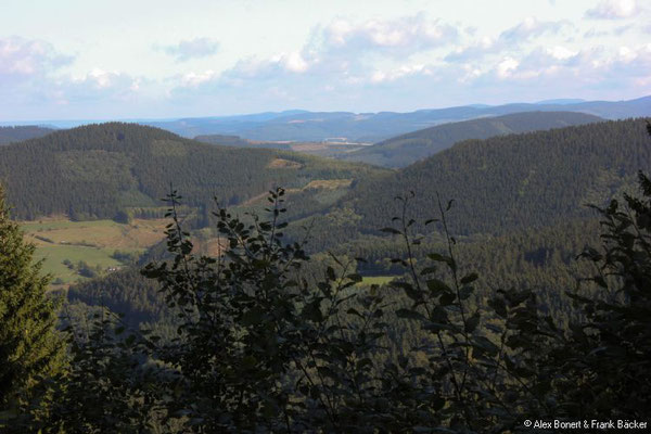 Alpenhaus 2018, Blick ins Hochsauerland zwischen Brie und Böhmenkamp