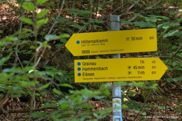 Garmisch-Partenkirchen 2023, Weg zur Höllentaleingangshütte