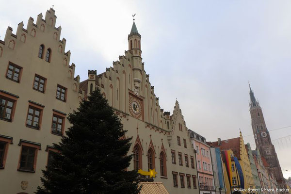 Landshut 2018, Rathaus mit Altstadt