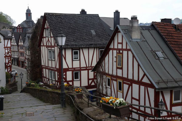 Dillenburg 2019,  Blick vom Kirchberg zum Alten Rathaus
