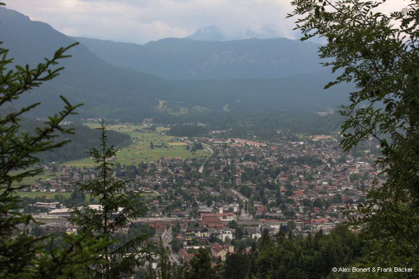 Garmisch-Partenkirchen 2023, Blick auf Garmisch-Partenkrichen