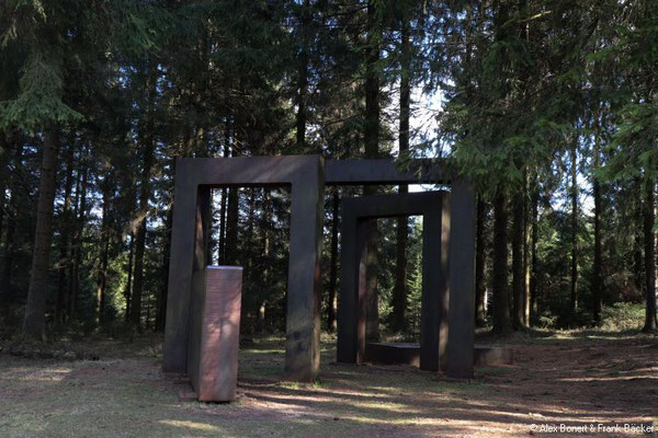 Rothaarsteig 2019, Skulptur "Kein leichtes Spiel"