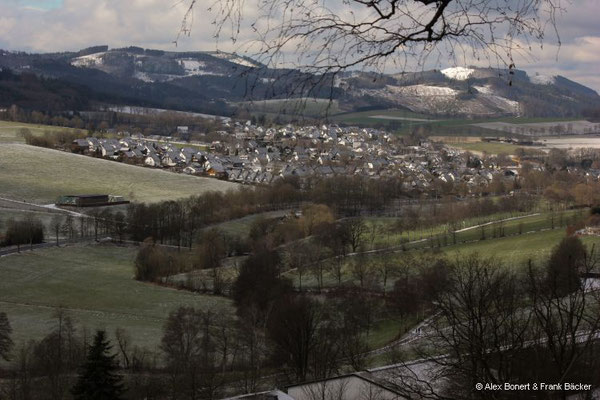 Golddorfroute Grafschaft 2023, Blick auf Schmallenberg