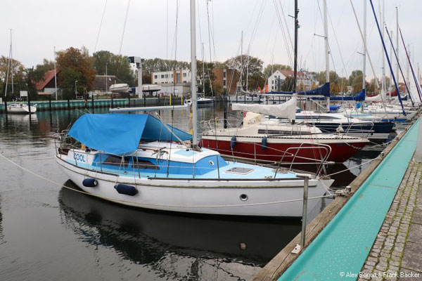 Greifswald 2020, Wieck, Hafen am Ryck