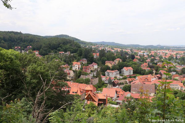 Harz 2021, Blankenburg, Blick vom Schloss