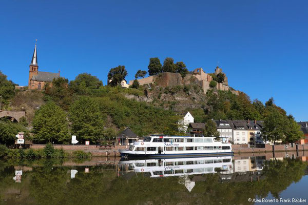 Saarburg 2018, Blick vom Saarufer