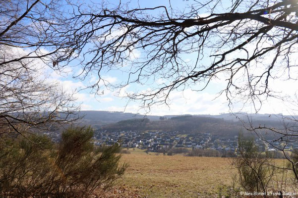 Gernsdorfer Höhentour 2021, Blick vom Asberg auf Gernsdorf