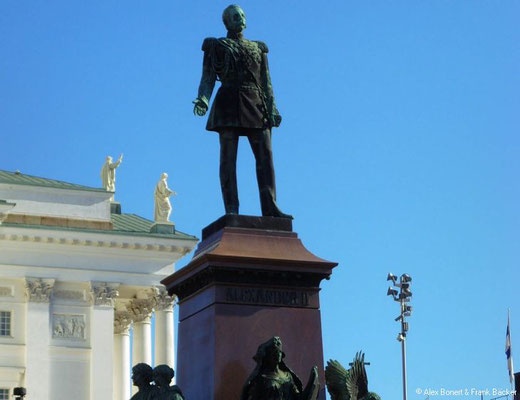 Metropolen der Ostsee 2007, Helsinki, Monument Alexander II. am Senatsplatz