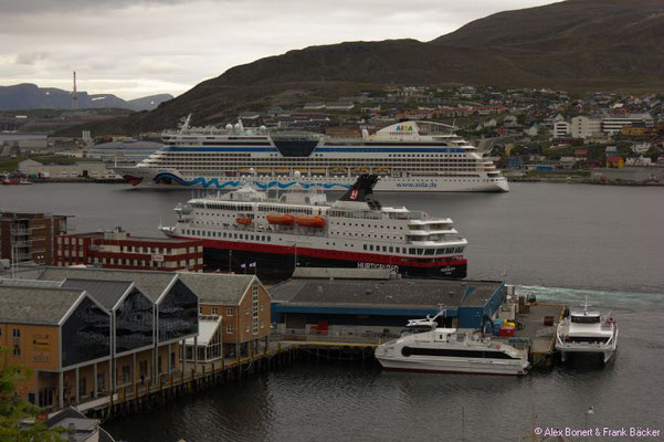 Polarkreis 2016, Hammerfest, Hafen vom Sikksakkveien