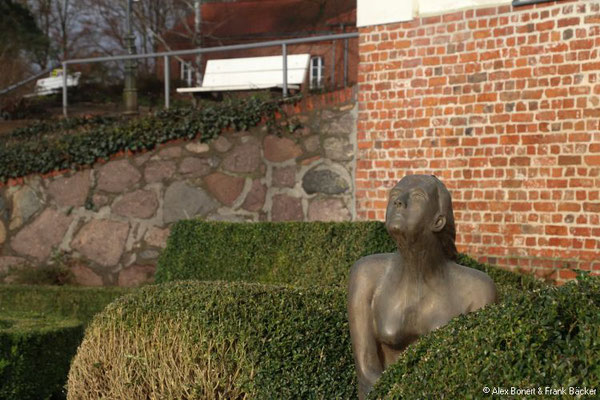 Lauenburg 2022, Bronzeplastik "Ich bin" am Askanierblick