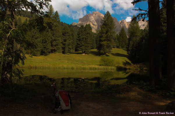 Südtirol 2016, Wanderung Col Raiser, Lech de Ciaulonch