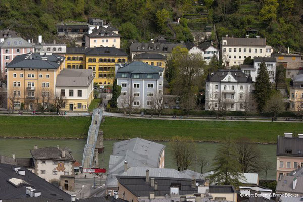 Salzburg 2023, Blick auf Salzach und Giselakai