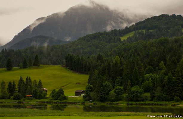 Mittenwald 2009, Wanderung nach Krün