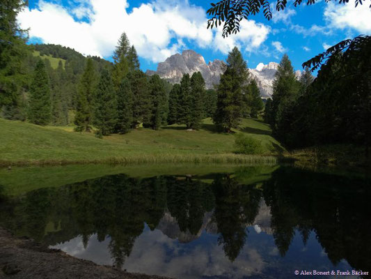 Südtirol 2016, Wanderung Col Raiser, Lech de Ciaulonch