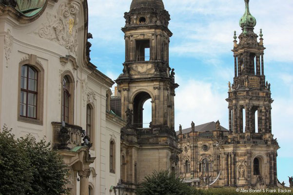 Dresden 2022, Oberlandesgericht und Kathedrale Sanctissimae Trinitatis