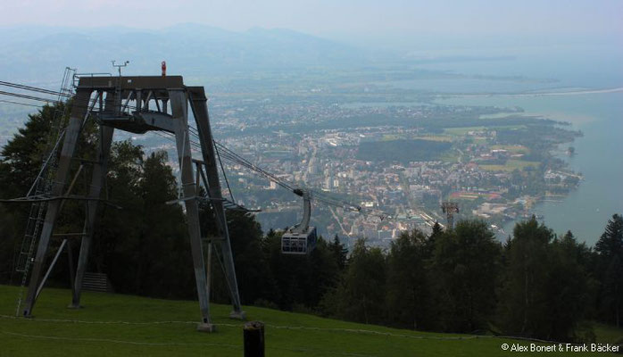 Allgäu 2013, Bregenz, Blick vom Pfänder auf Bregenz