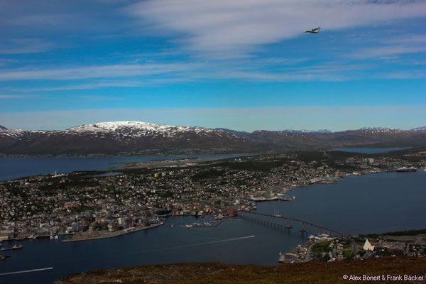 Polarkreis 2016, Tromsø, Blick vom Storsteinen
