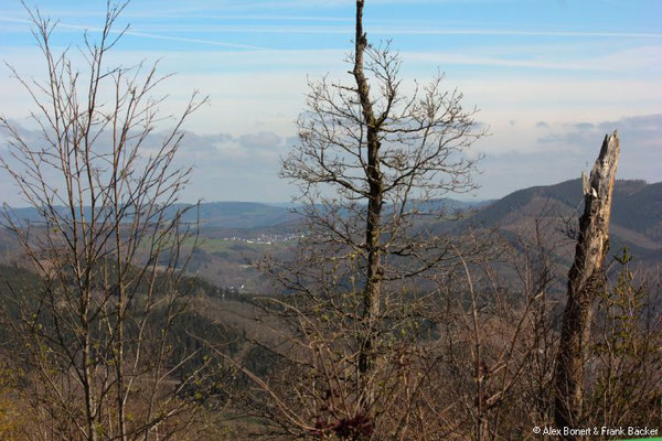 Bilstein 2021, Ausblick von der Hohen Bracht