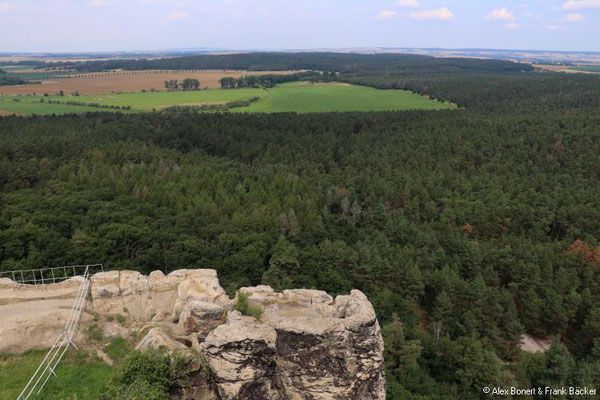 Harz 2021, Blick von der Felsenburg Regenstein