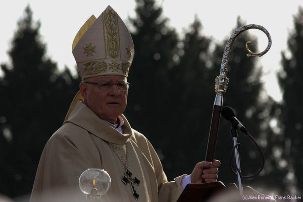 Allgäu 2014, Kienberg, Wendelinsritt, Messe mit Bischof Zdarsa