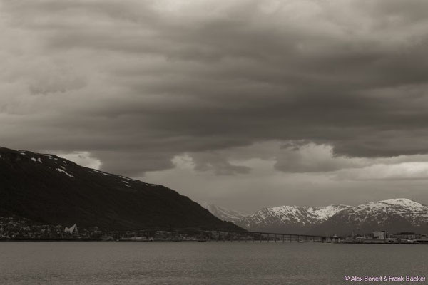 Polarkreis 2016, Tromsø, Blick auf Tromsdalen