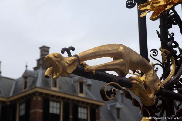 Südholland 2018, Den Haag, Brunnen Graaf Willem II im Binnenhof