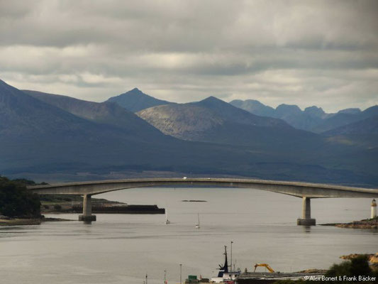 Schottland 2012, Skye Bridge und Cuillin Hills
